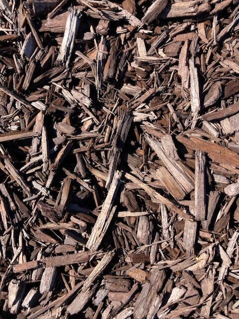 double ground brown mulch